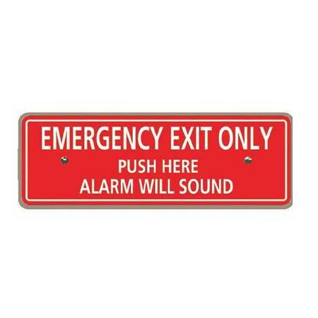 DETEX Detex: DETEX EXIT ALARM WILL SOUND CONTROL SIGN DTX-ECL-8220